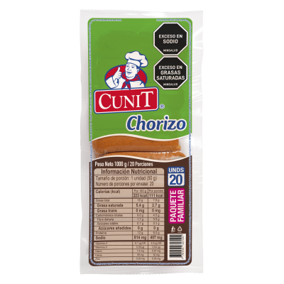 Chorizo Cunit x 1000g