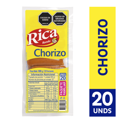 Chorizo Rica x 1000g