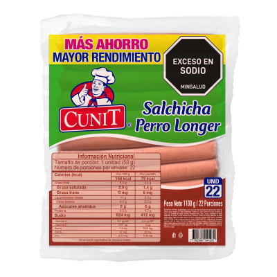 Salchicha Perro Longer x2.2kg